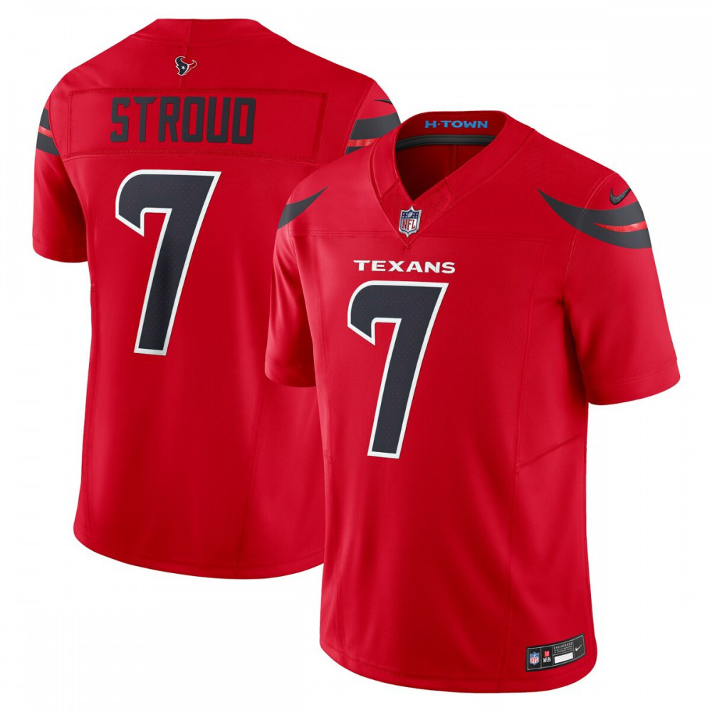 C.J. Stroud Houston Texans Nike Alternate Vapor F.U.S.E. Limited Jersey - Red-GridironStore